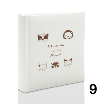 Album dziecięcy na chrzest, urodziny, metryczka do wyboru (wsuwany na 200 zdjęć 10x15)